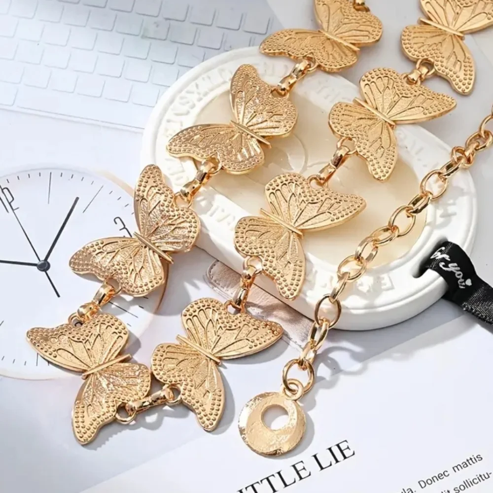 Vintage Butterfly Waist Chain Belt